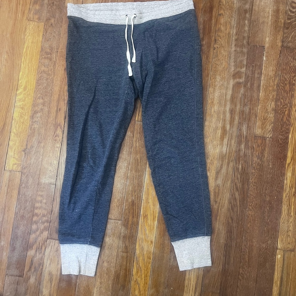 Dark heather blue J. Crew sweatpants